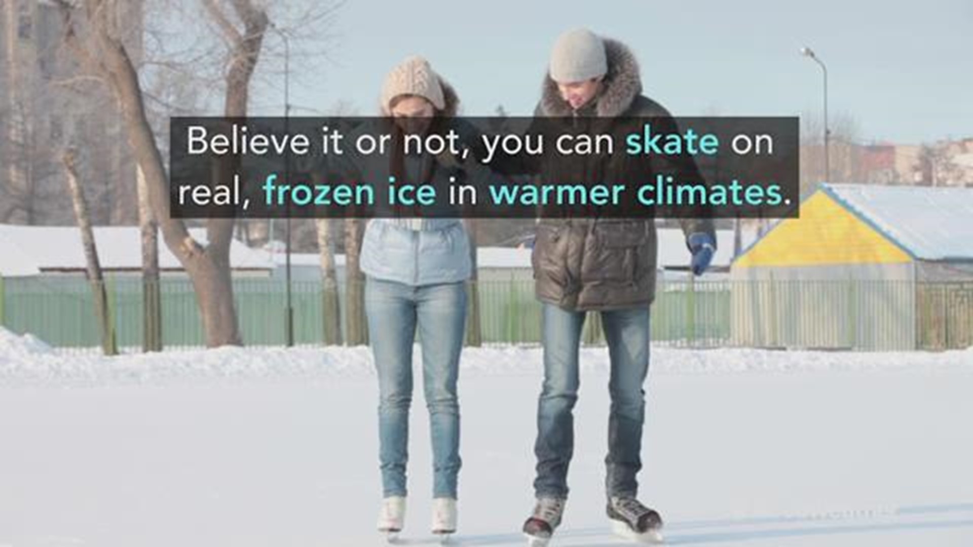 Have you ever wondered how outdoor ice rinks kept cold during winter, even in warm weather conditions?