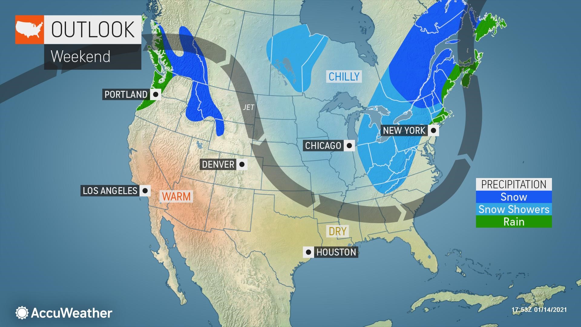 When will the US feel the impact of the polar vortex?