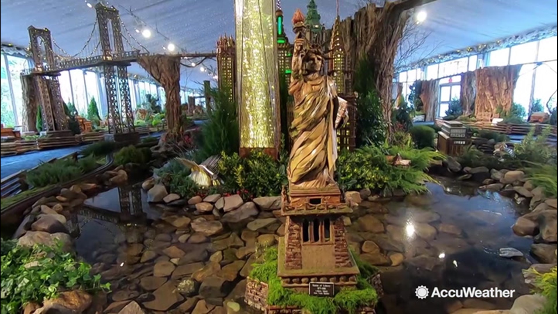 The 28th Annual Holiday Train Show at the New York Botanical Garden plans to have visitors feeling like they are outdoors for the holidays.