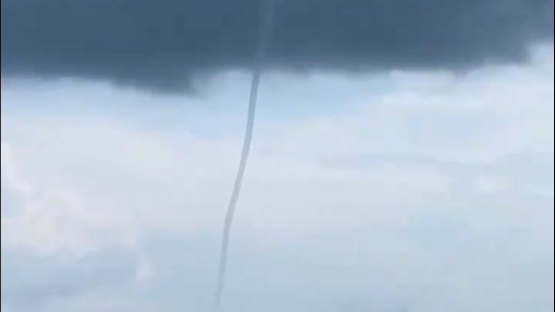 This waterspout formed offshore from Oak Island, North Carolina, on July 6.