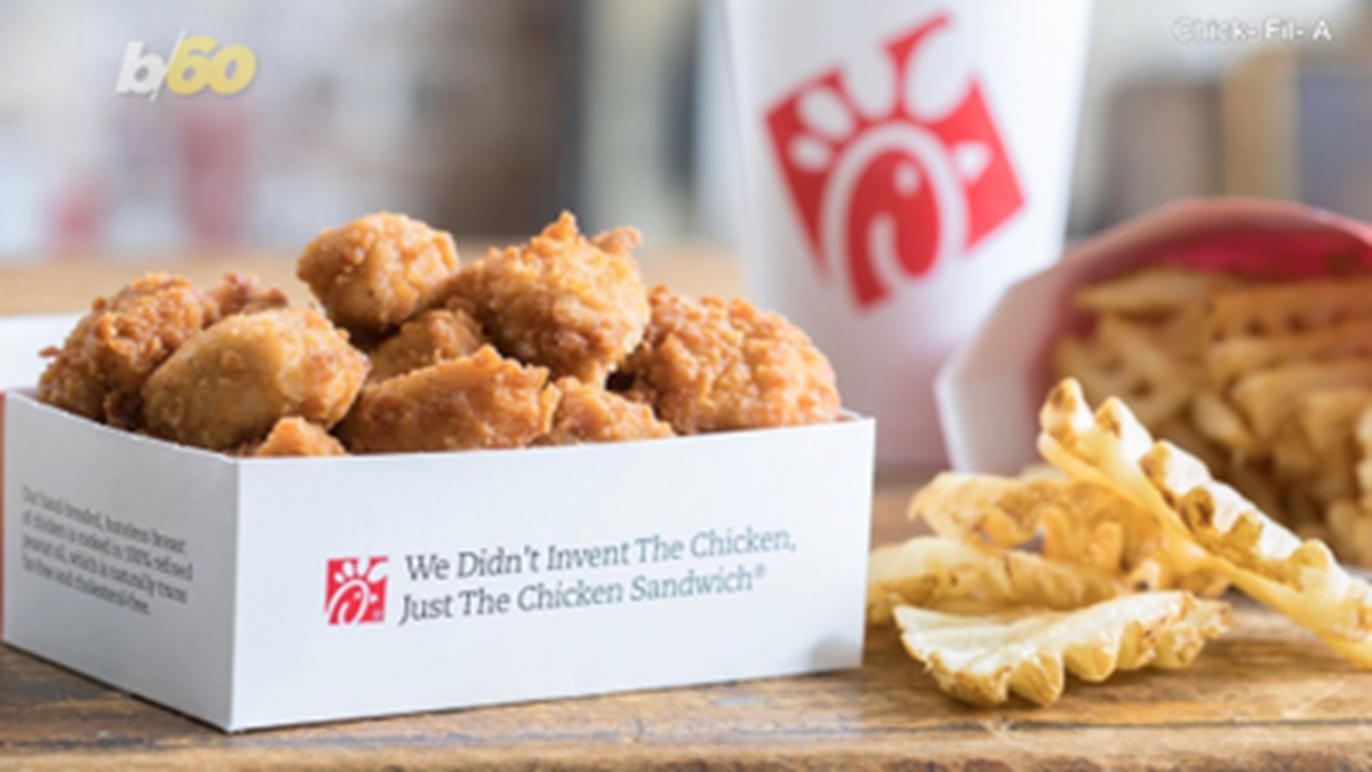 This is why the 'A' in Chick-Fil- A is capitalized! Buzz60's Natasha Abellard has the story.