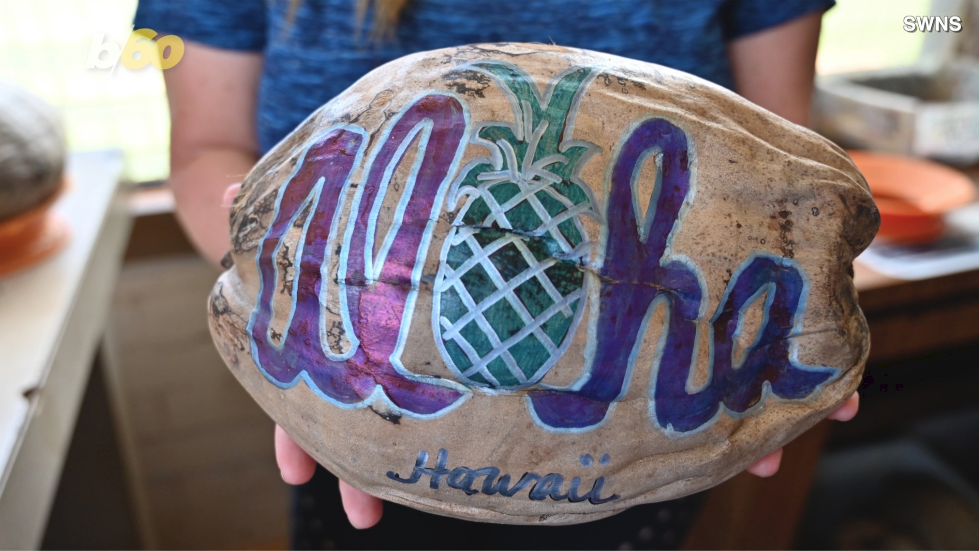 If you want to say aloha to your friends back on the mainland during your vacation to Hawaii, sure, you could always send a postcard of a coconut. Or you could send the real thing.