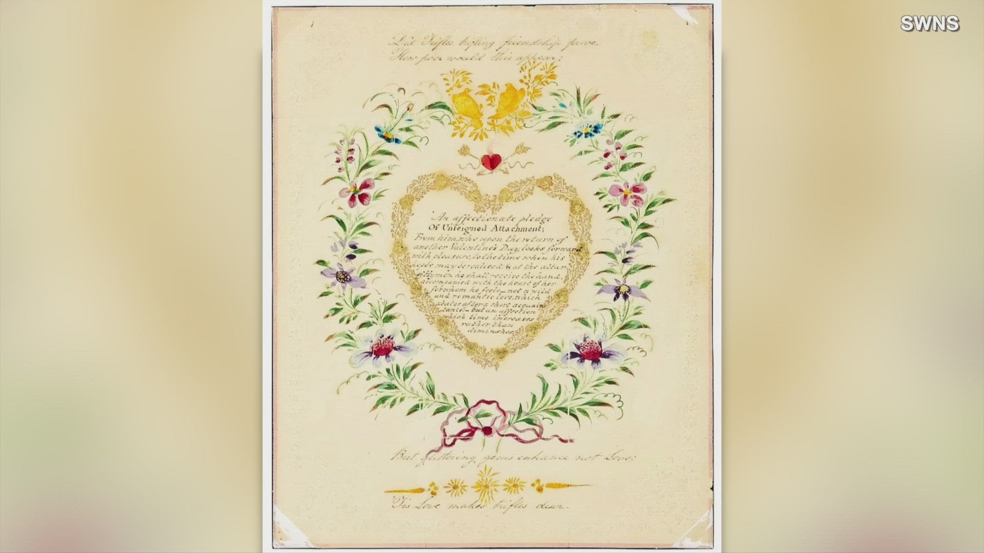 An over 200-year-old Valentine's Day Card will go on the auction block and is set to sell for thousands! Buzz60's Mercer Morrison has the story.