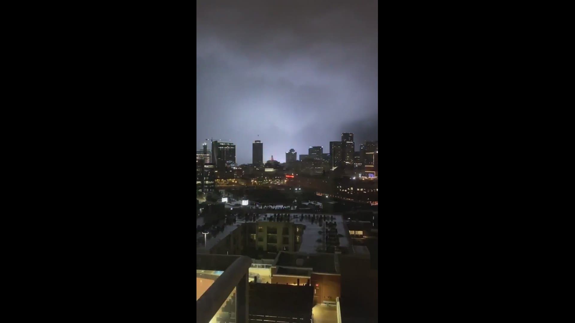 A tornado hit Nashville, Tenn., early on the morning of March 3, 2020. (Credit: Jacqueline Cassell)