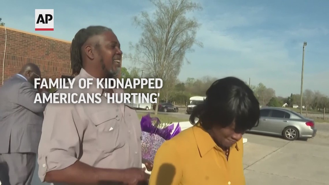 Family of kidnapped Americans 'hurting'