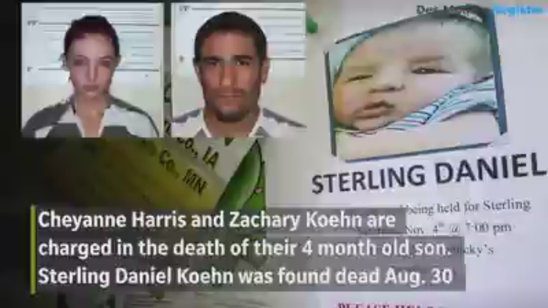 Prosecutor says Iowa baby 'died of diaper rash' as maggots hatched