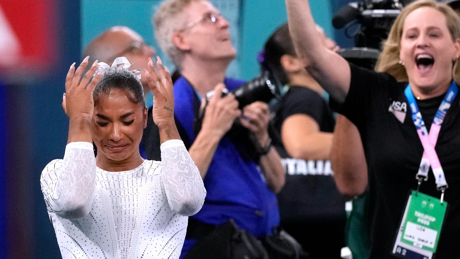 Jordan Chiles, Suni Lee react after ruling on bronze medal