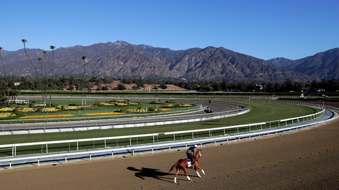 6 Day Santa Anita Race Track Workouts for Push Pull Legs