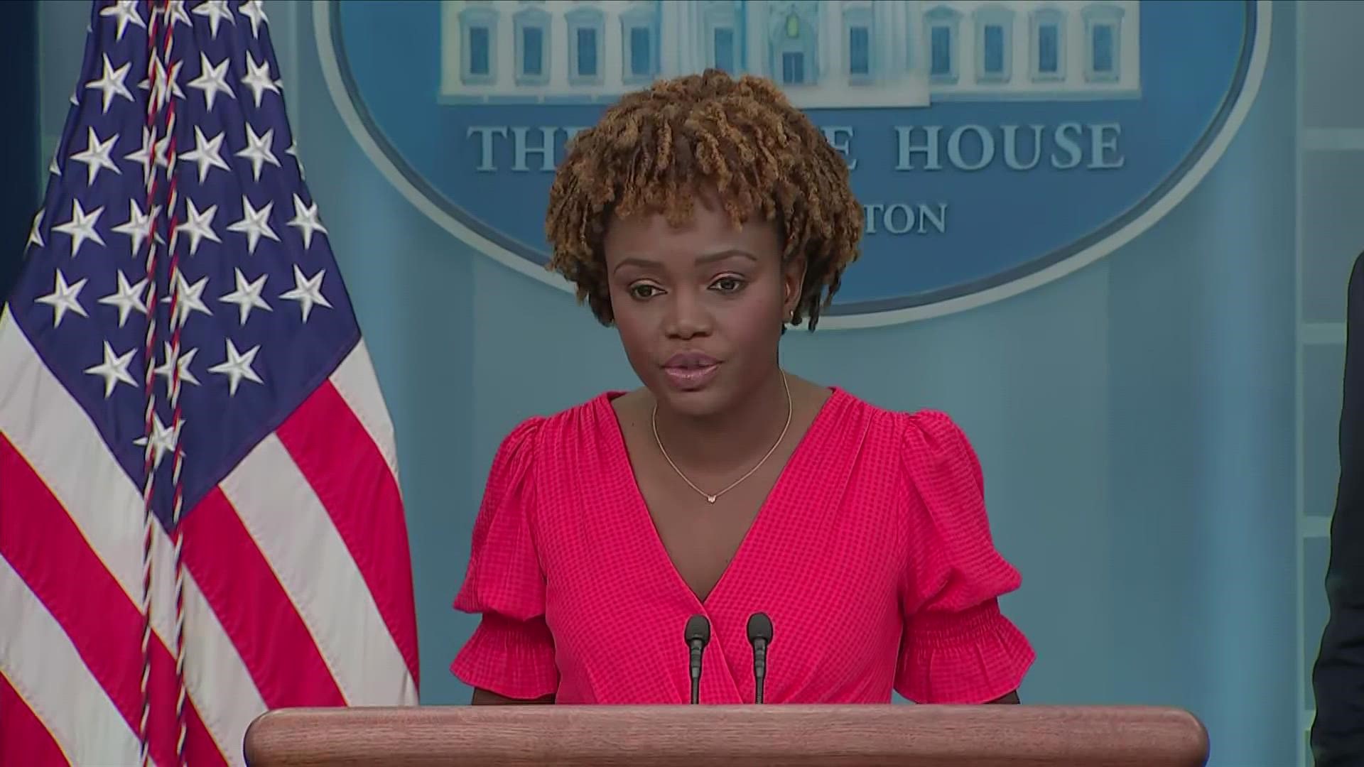 Press Secretary Karine Jean-Pierre said Dr. Kevin O'Connor will be giving daily updates on Biden's health after he tested positive for COVID-19.