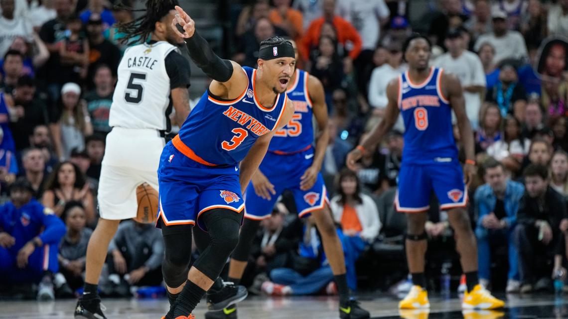 Knicks win first NBA title since 1973 with 94-90 victory over Spurs in ...