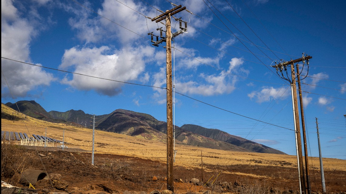 Bare electrical wire, leaning poles on Maui possible fire cause - Vimarsana News