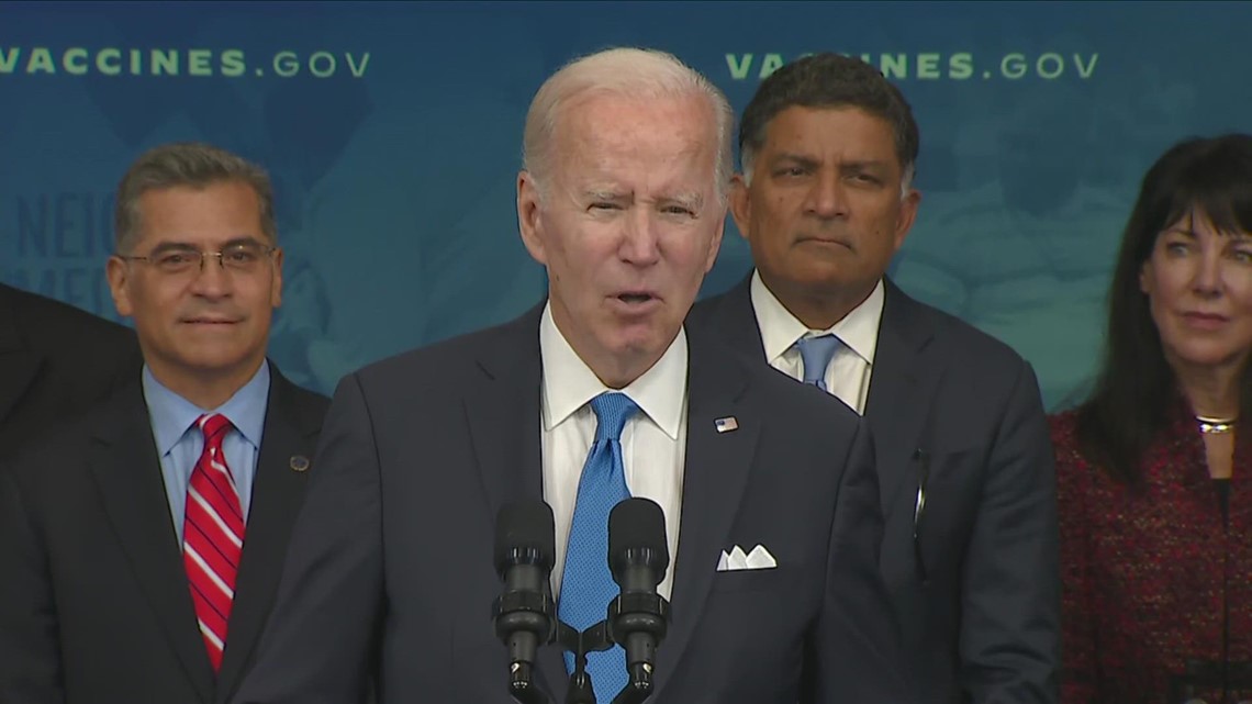 'Get vaccinated': Biden urges Americans to get updated booster
