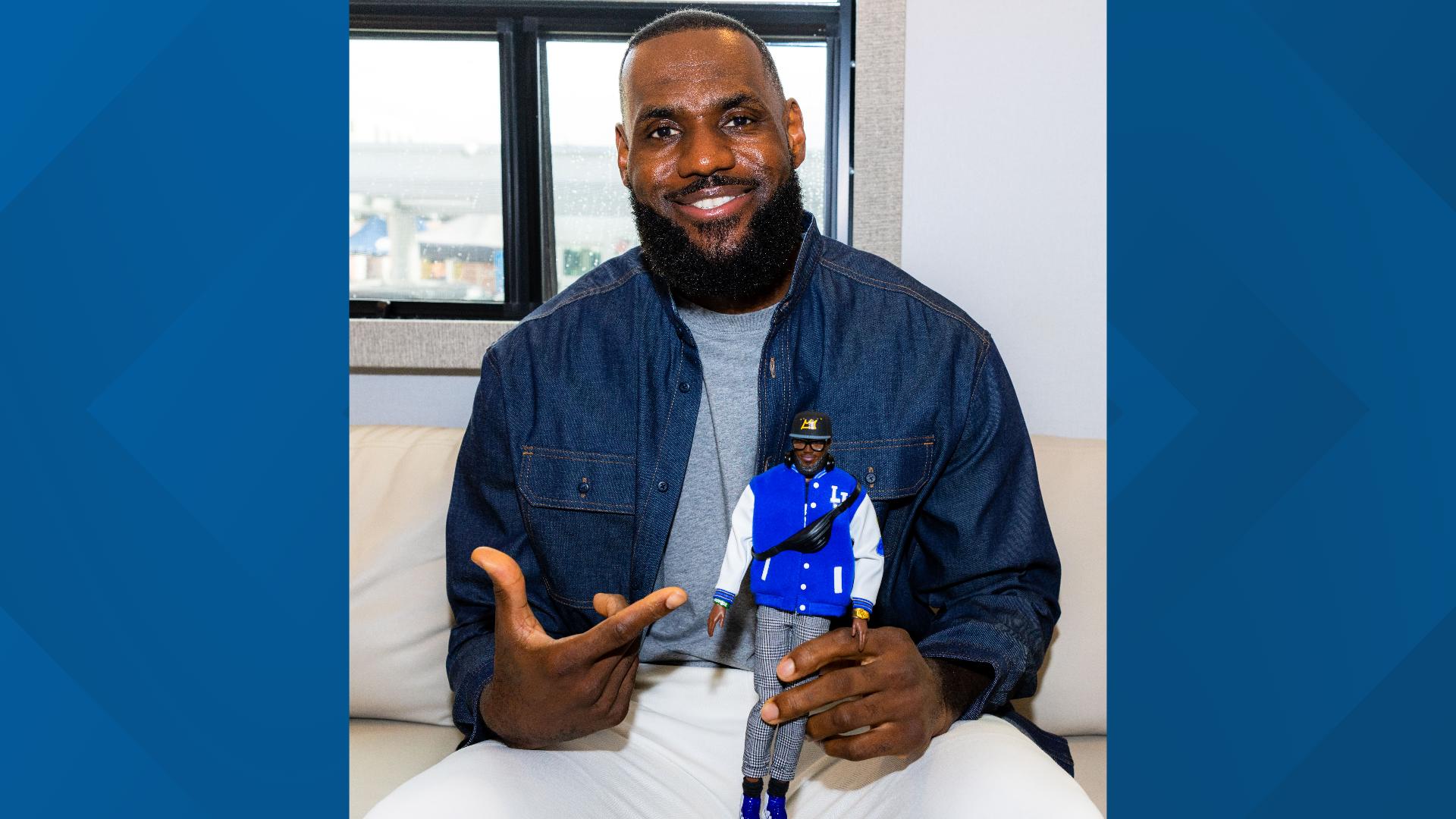 Basketball great LeBron James has become the first professional male athlete to have his likeness depicted in a Ken doll.