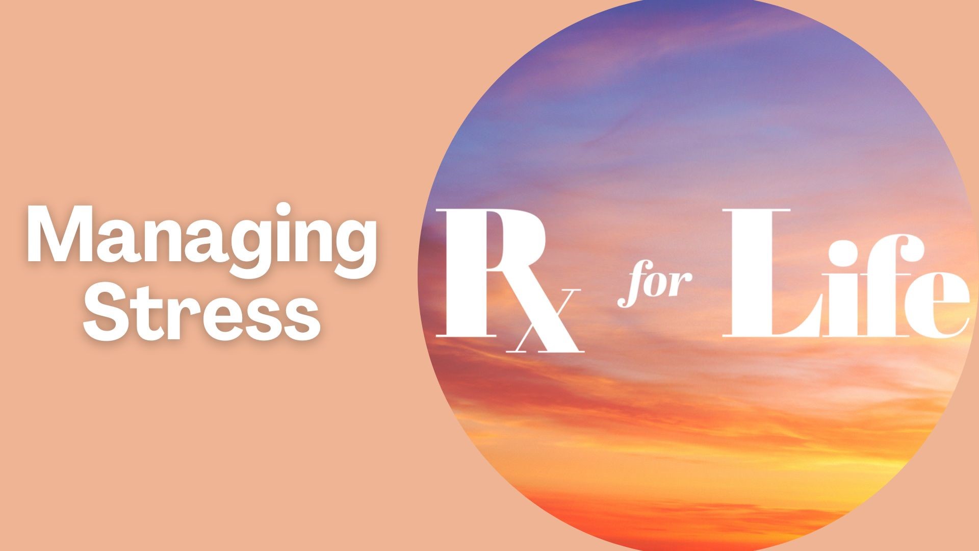 Monica Robins sits down with a clinical psychologist to learn more about stress. How you can manage everyday stress, when to seek help and other ways to cope.