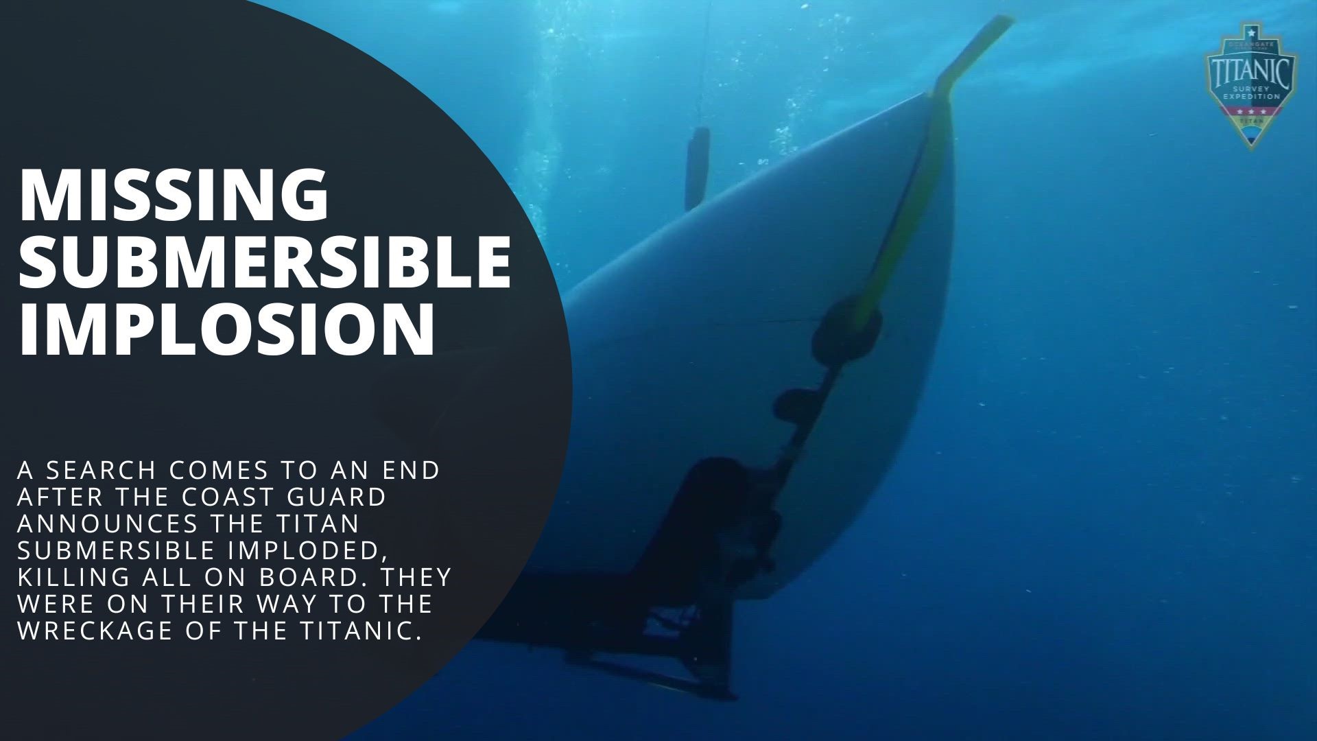 After searching for days, a tragic end for the Titan submersible. Experts say it imploded on its way to the Titanic wreckage, killing all 5 people on board.