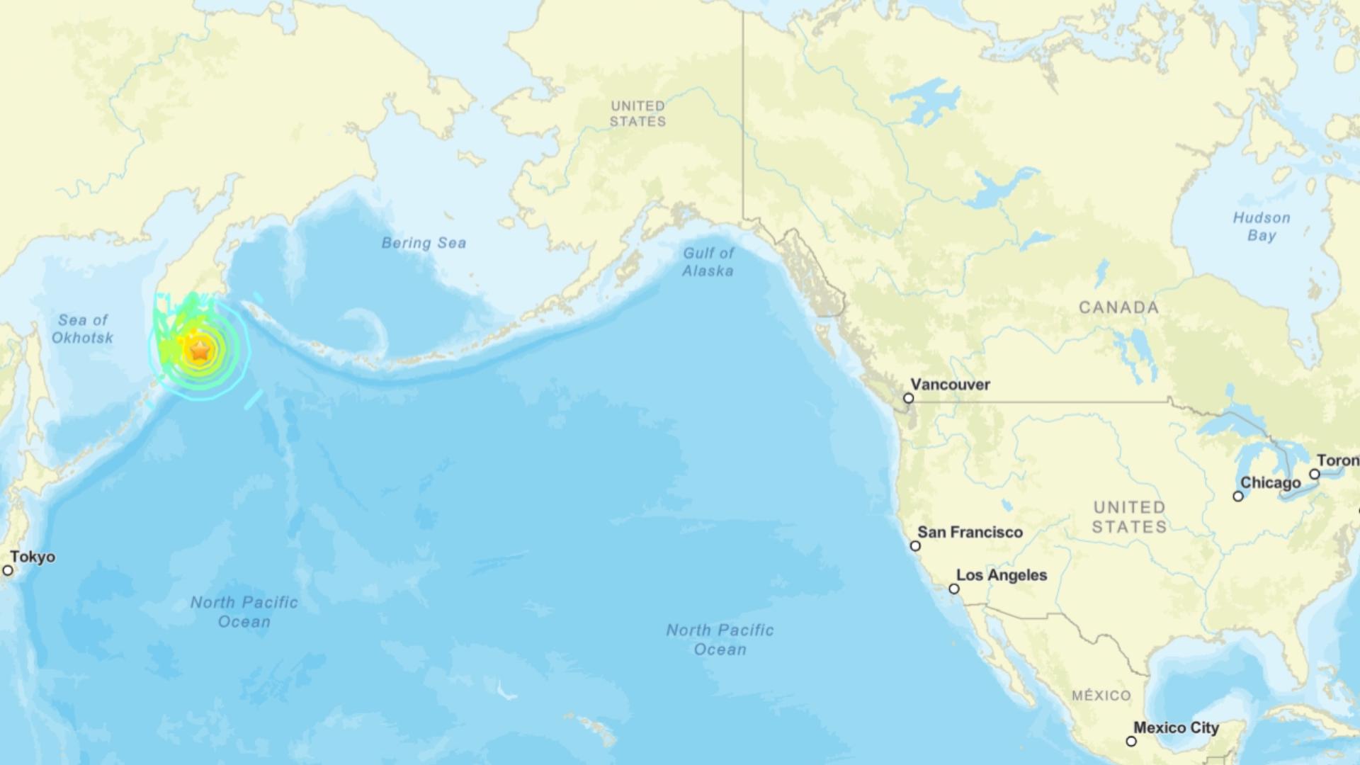 Earthquake in russia 7 29 25