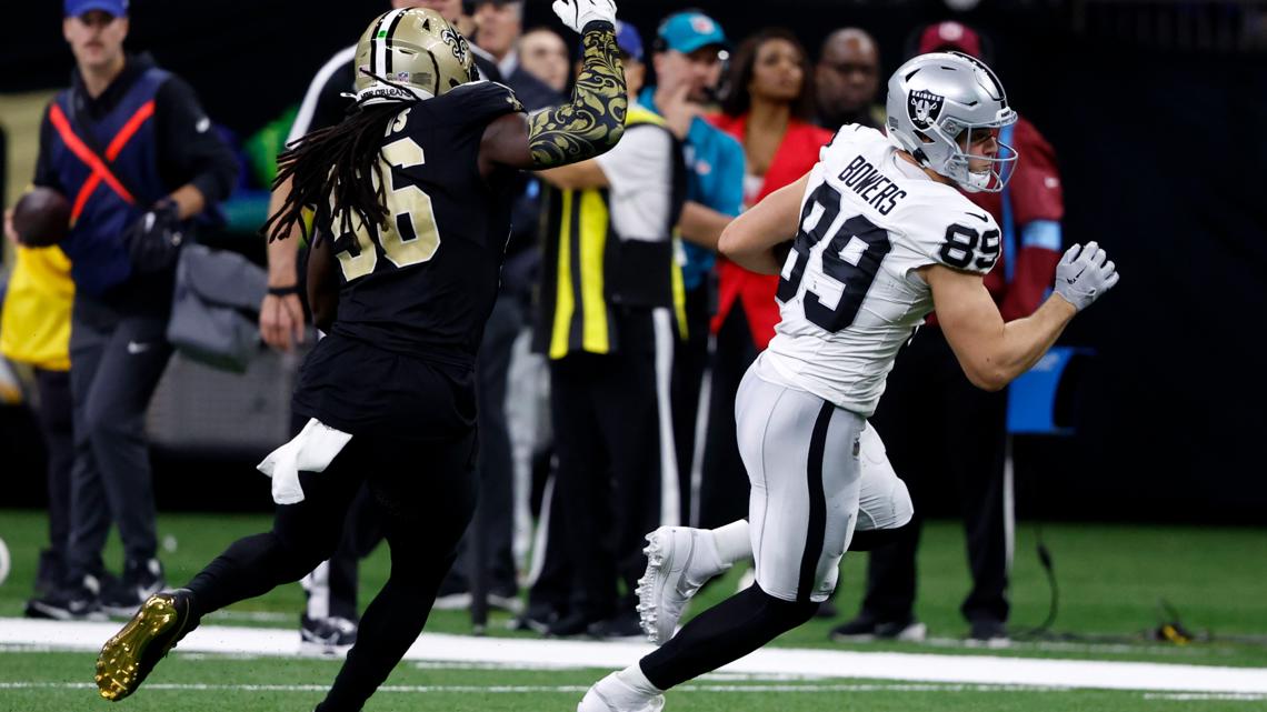 Raiders Brock Bowers breaks 2 records in game against Saints