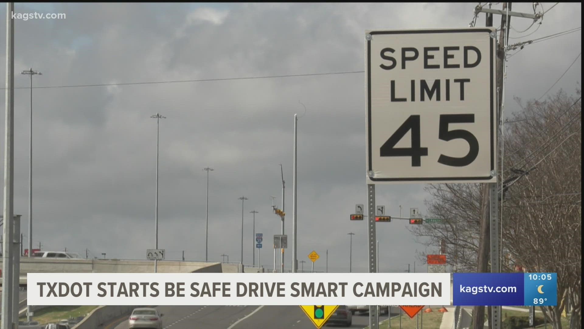 TxDOT wants you to slow down on the road to prevent deaths and crashes on Texas roads.