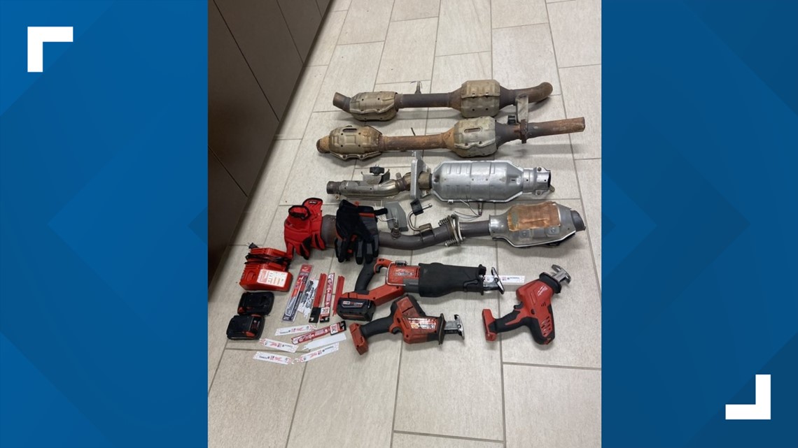 Three men arrested in catalytic converter theft attempt | kcentv.com