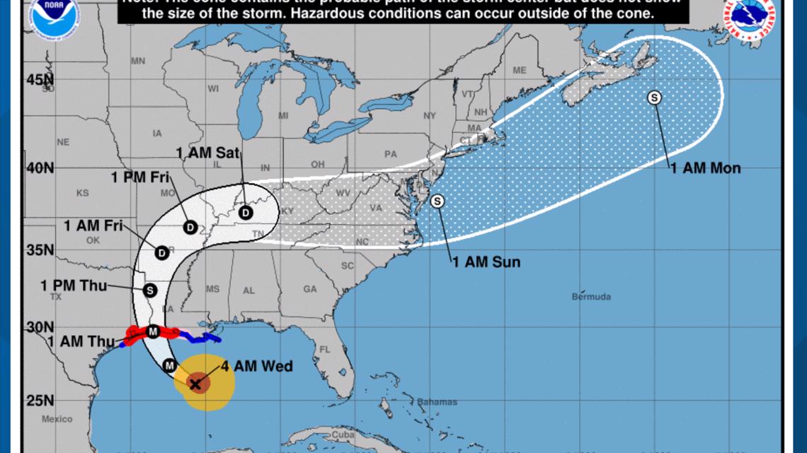 Hurricane Laura latest forecast track | 0