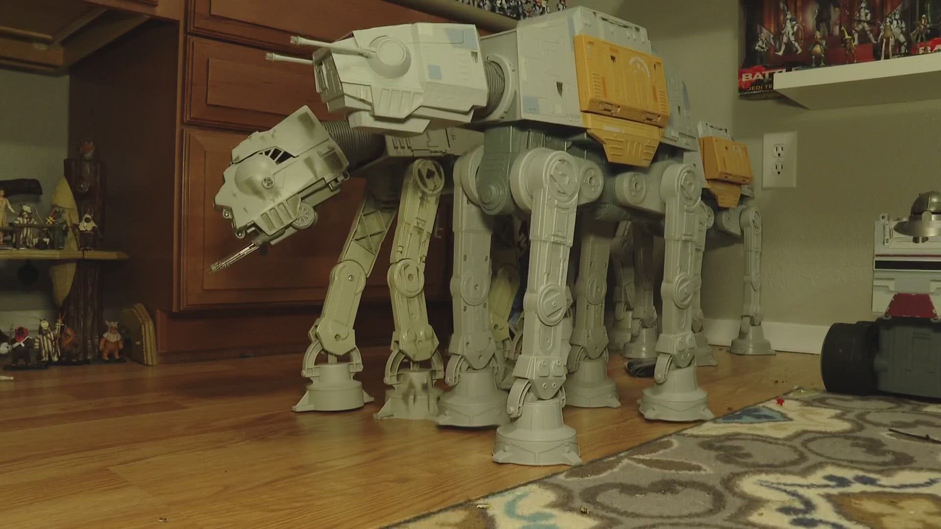 Since 2018, Jack Matson has collected over 3,000 pieces of Star Wars memorabilia.