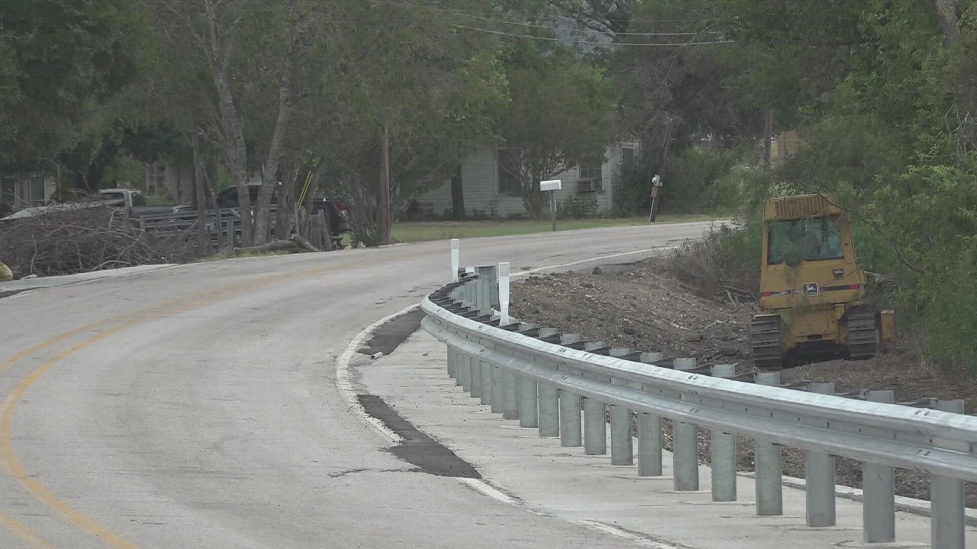 Construction at the Heidenheimer Bridge is now complete along FM 436 after being at a standstill for two years. Candace Wilcox thanks representative Hugh Shine.