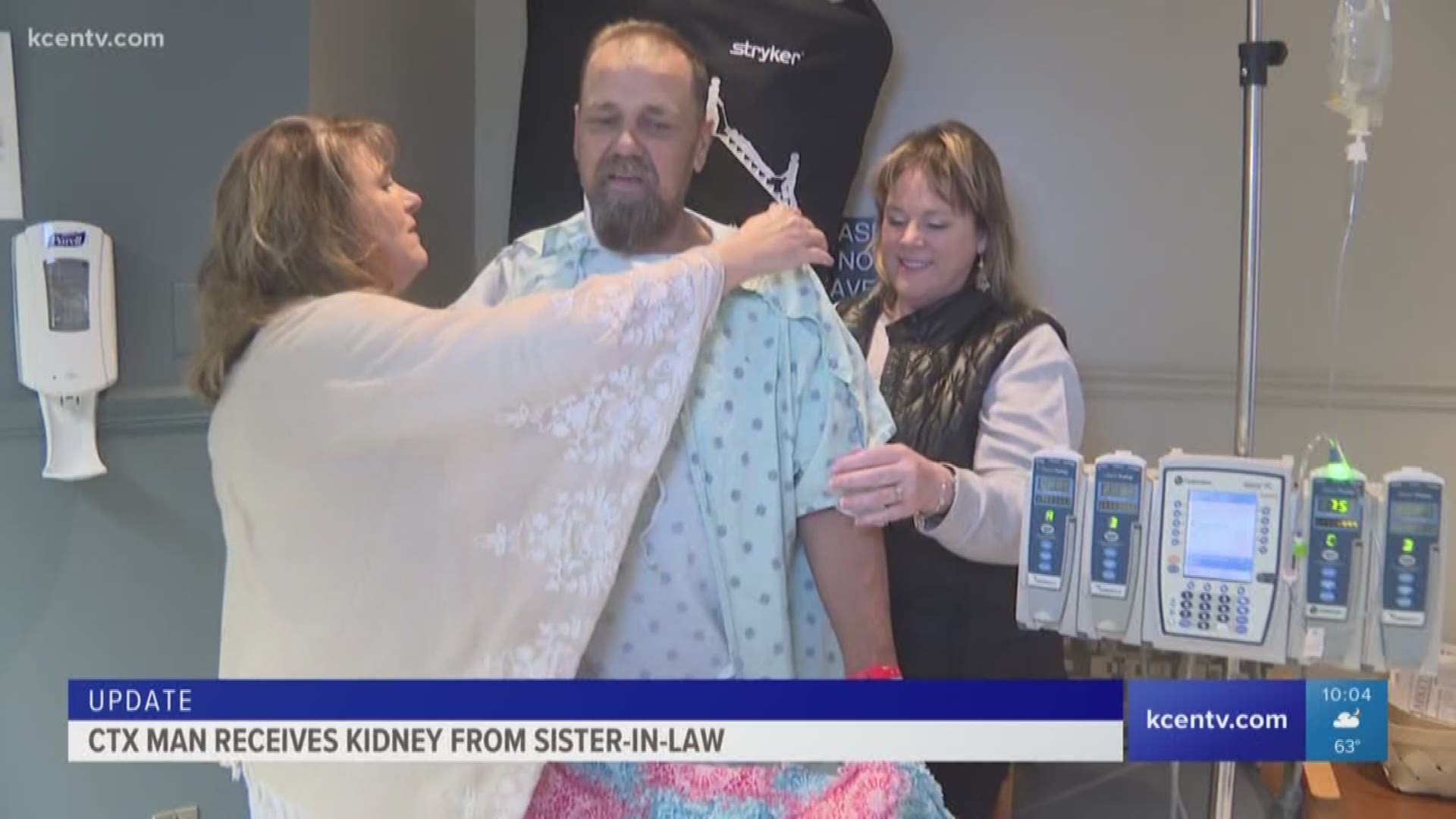 Frank Cantrell struggled with kidney failure for nine years, until his sister-in-law turned out to be a match for him. Janice Berryman hopped on a plane from Idaho to Texas as soon as she found out she was a match.
