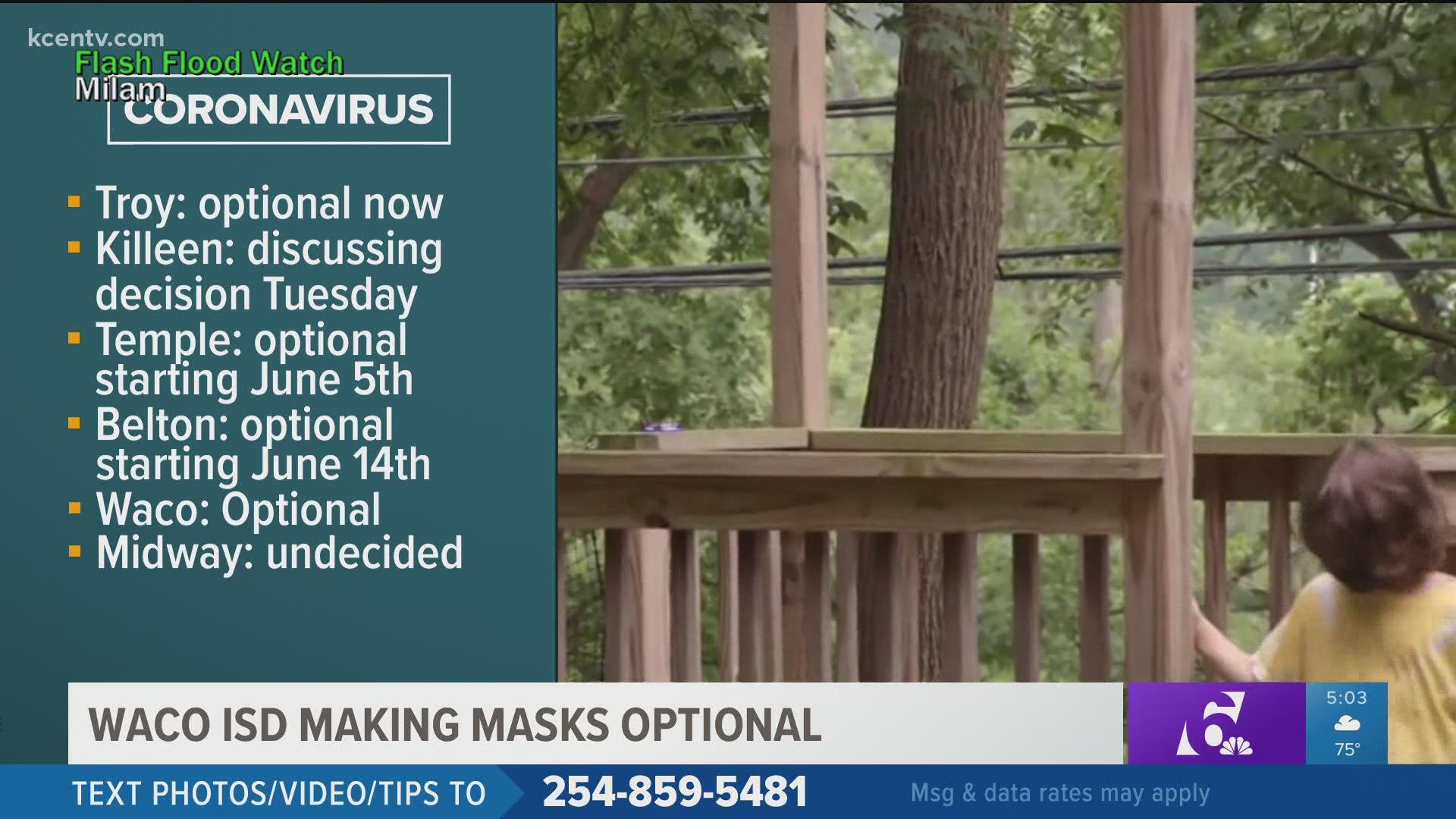 Though face masks will be optional, Waco's superintendent still encourages wearing them saying "the virus is still here."