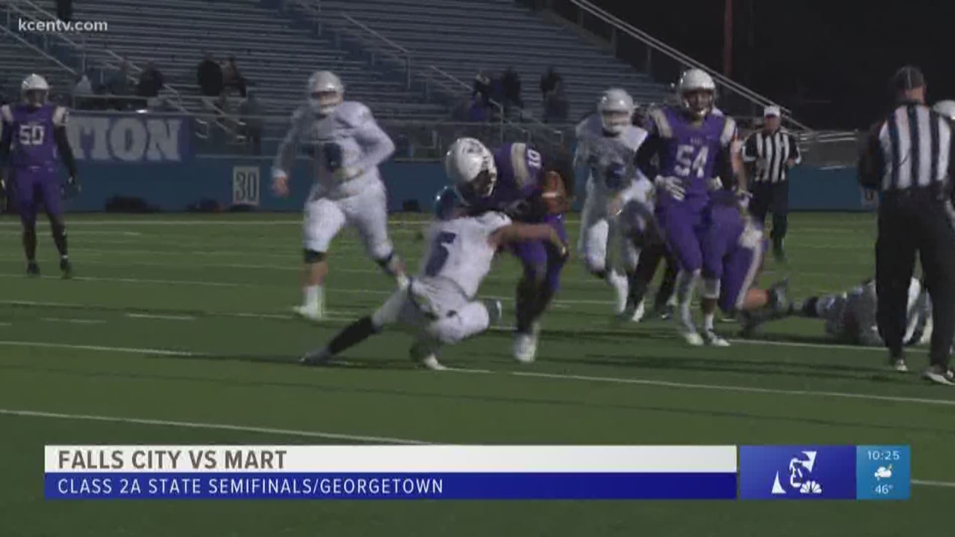 Prior to this game, Mart outscored its playoff opponents 67-7. Head coach Kevin Hoffman is excited to play at AT&T stadium for another state title.
