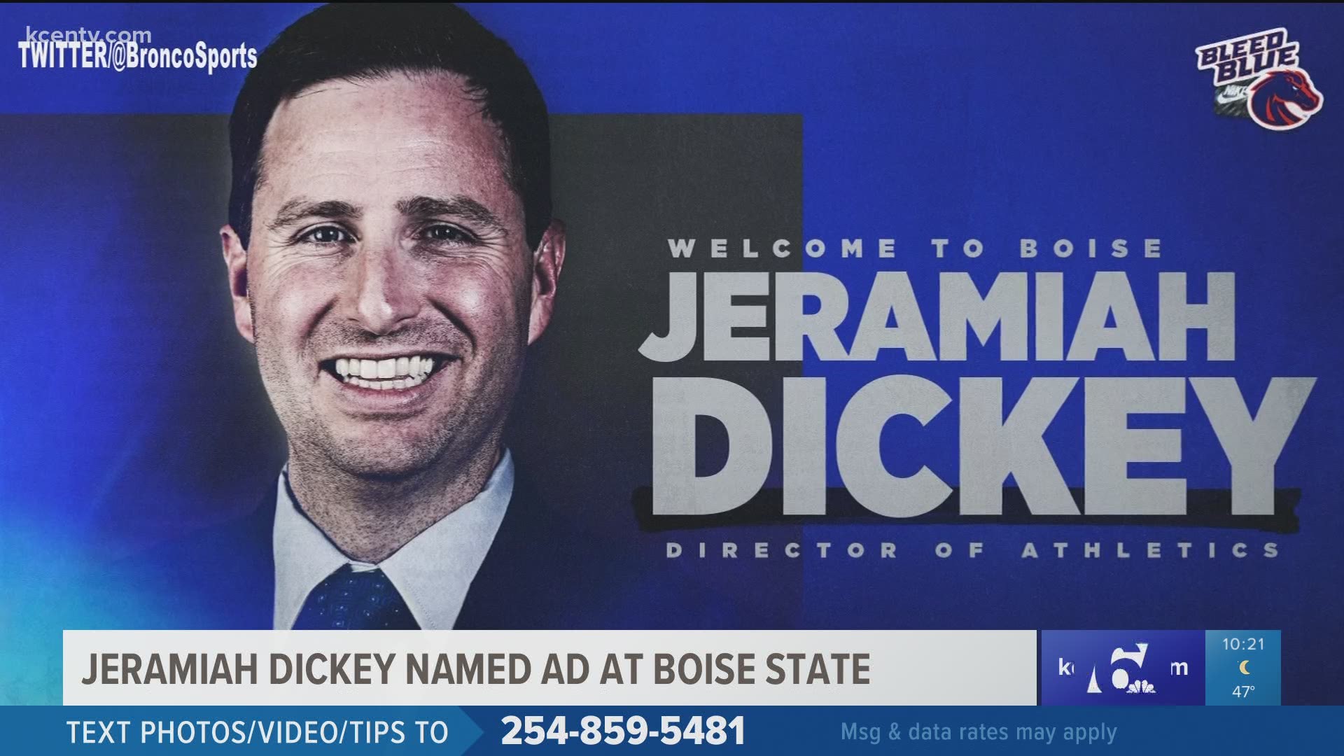 Dickey started with Baylor University in 2017 and is now headed to Idaho to lead Boise State's athletic department.