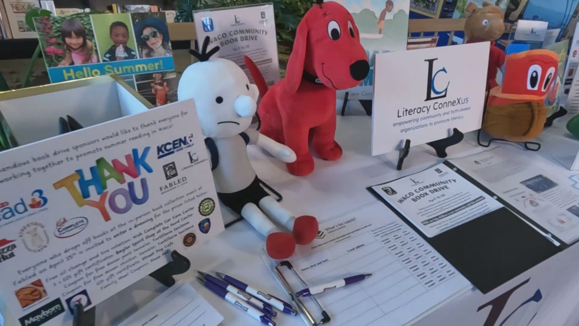 KCEN's Annual Book Drive event at Fabled Bookshop was a great success, and you can still donate.