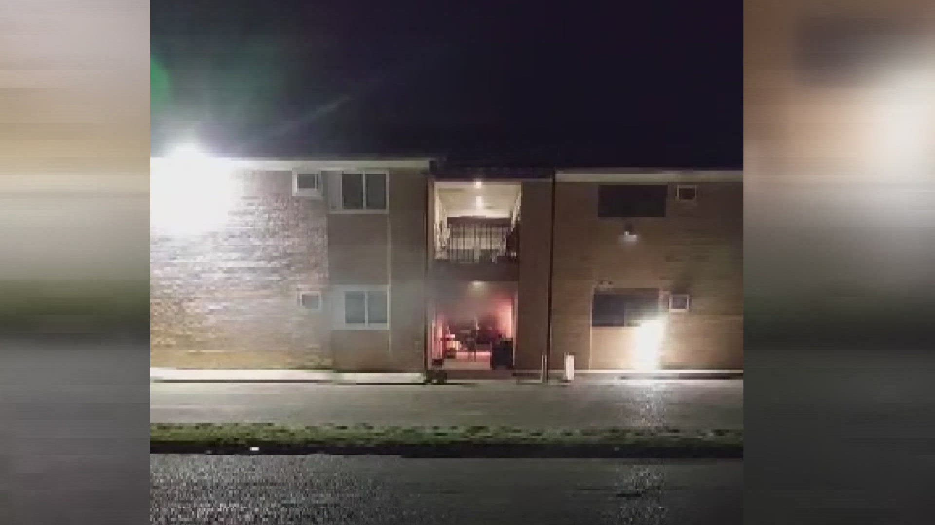 Multiple people are claiming this fire was started on purpose following an altercation at the apartment complex.