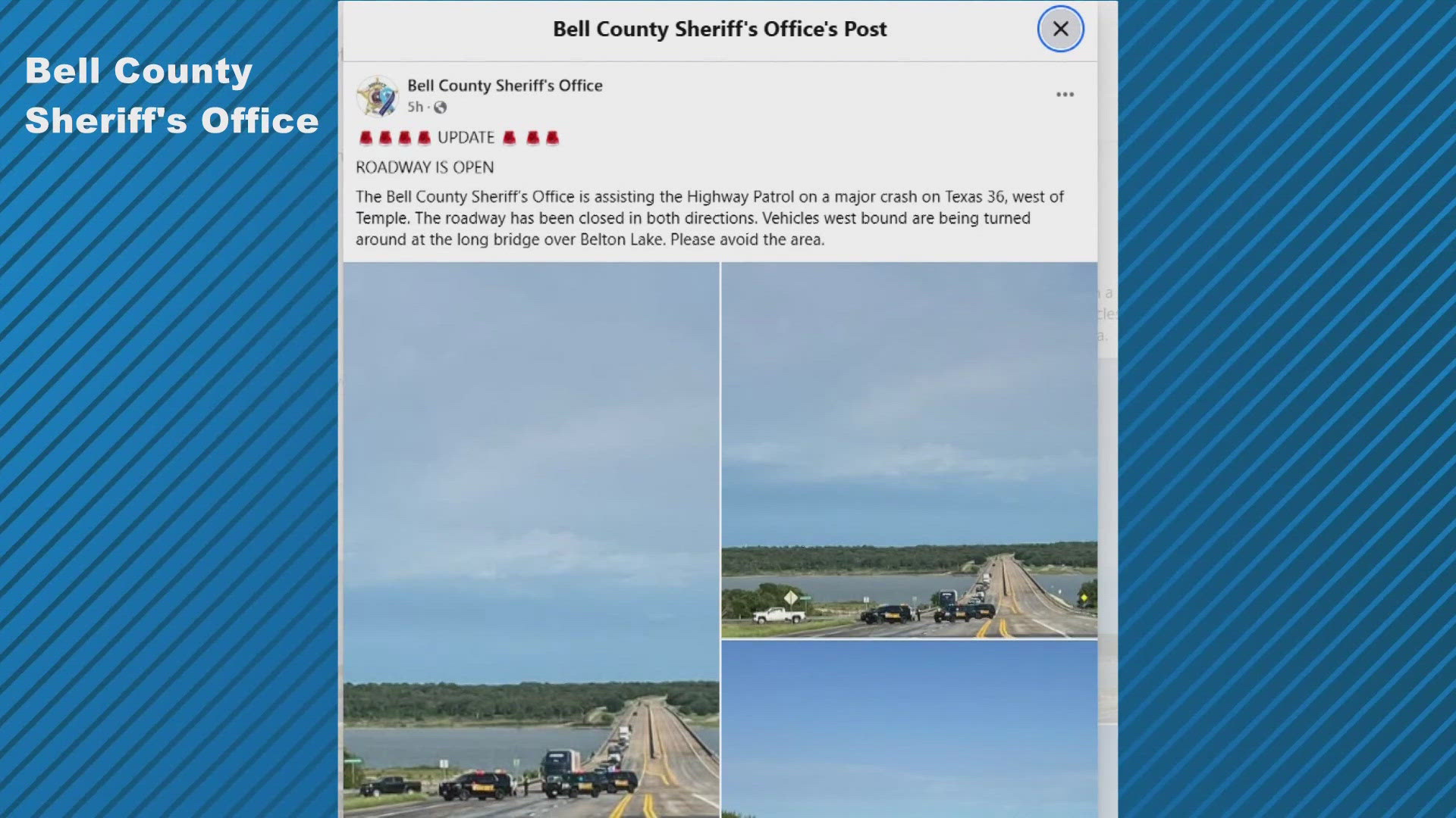 DPS says the victim crashed into a Dodge truck after losing control while driving too fast for the wet road conditions at the time.