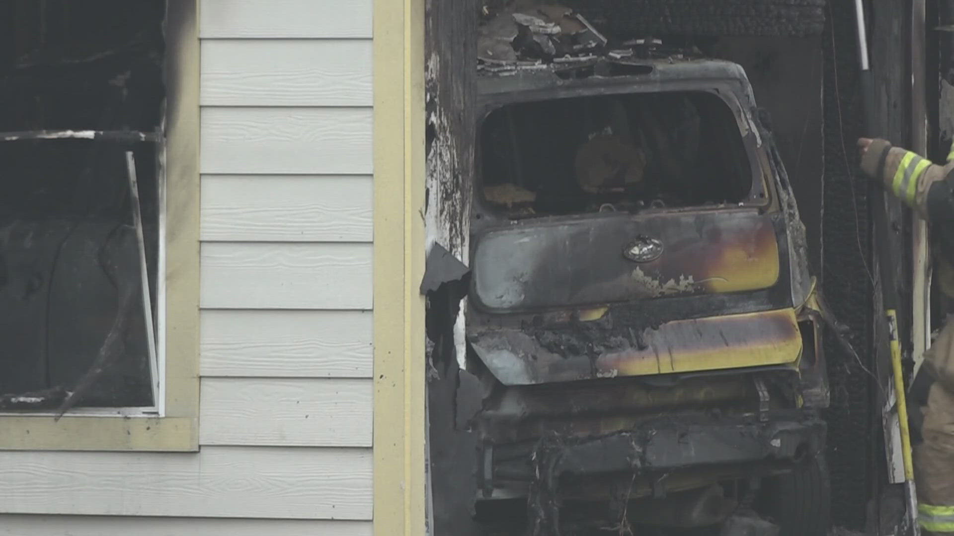 Authorities were first notified because of a house fire in the 2100 block of S. 9th Street.