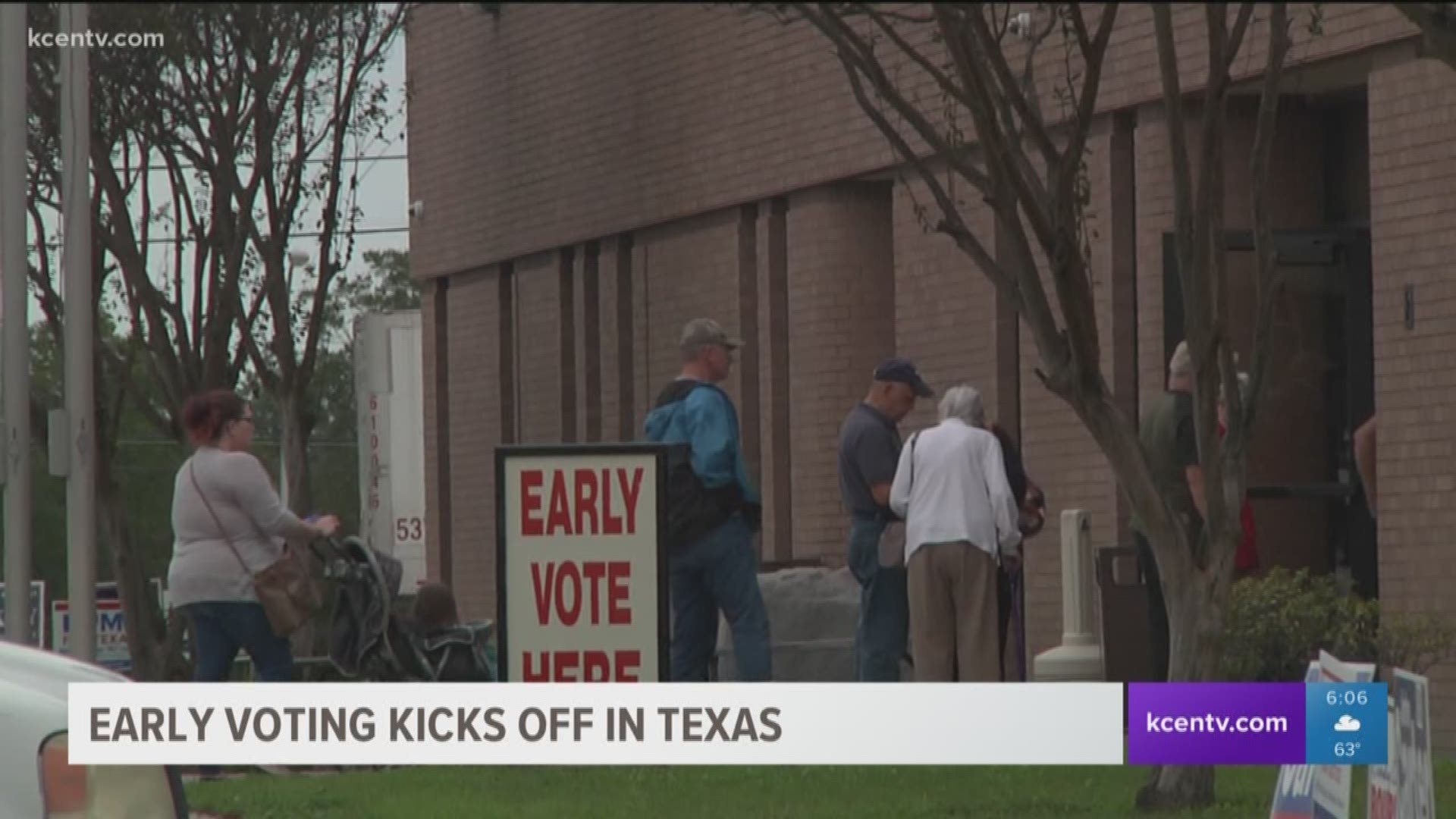 Early voting kicks off in Texas
