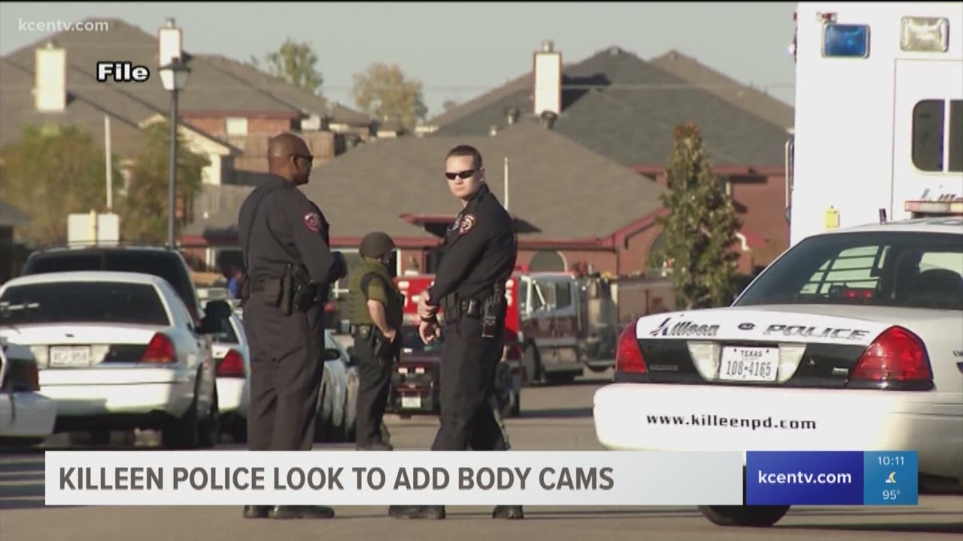 The KPD is looking to get 190 body cameras for officers.