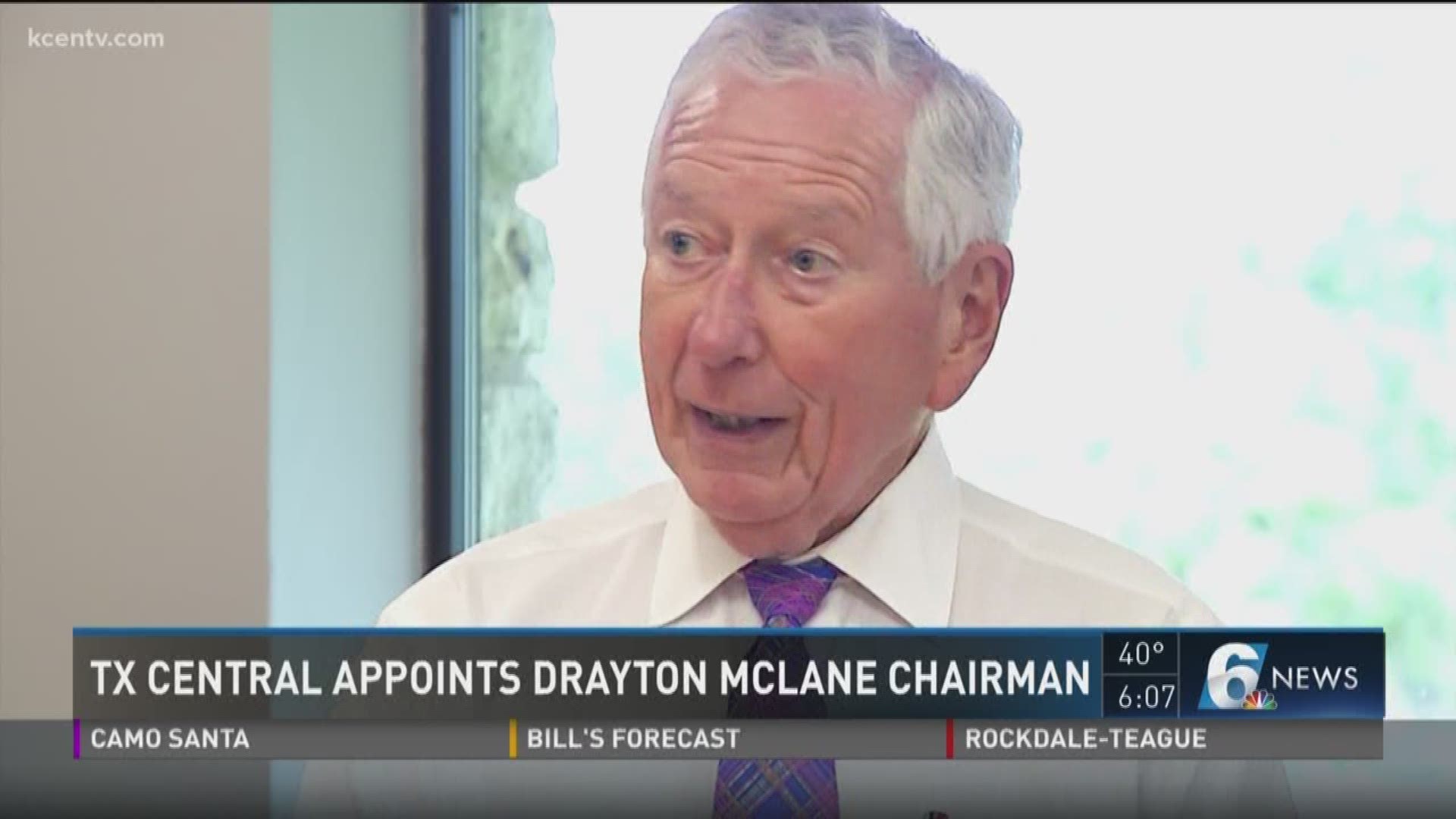 Former Houston Astros owner and Temple-based businessman Drayton McLane Jr. was named the Chairman of the Board for Texas Central, the company announced Friday. 