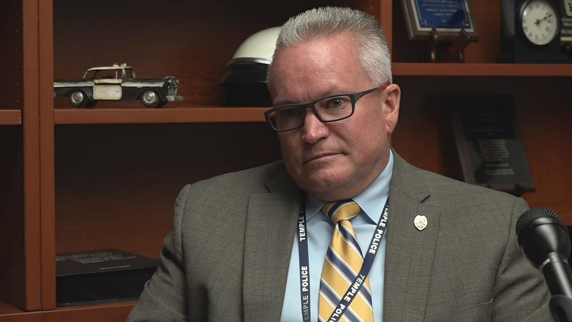 6 News sat down for a one-on-one interview with Temple's new police chief