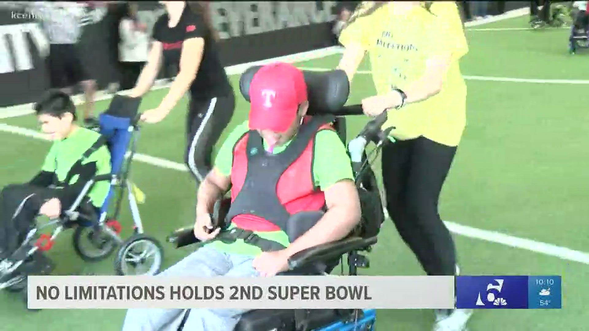 No Limitations Athletics in Waco held its 2nd Super Bowl on Saturday.