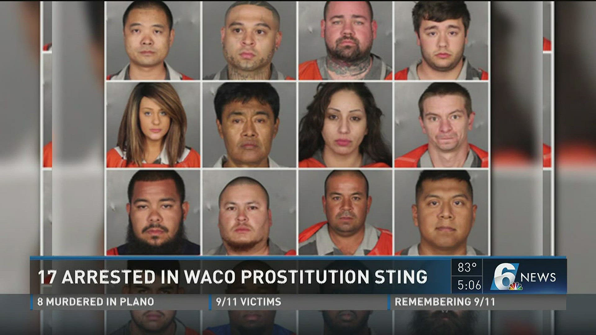 17 arrested in Waco prostitution sting