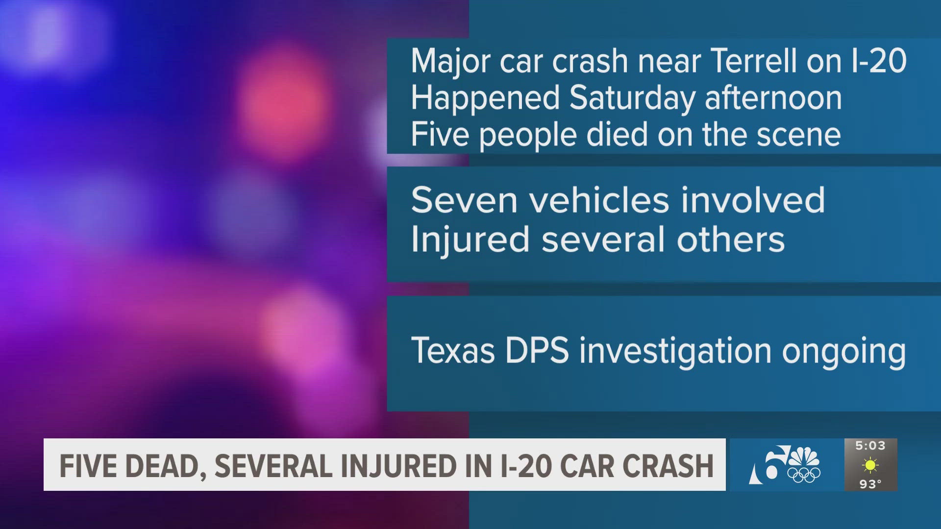 Texas DPS said a truck driver of an 18-wheeler fell asleep at the wheel, crashing into one car and starting a major crash site and traffic jam. 