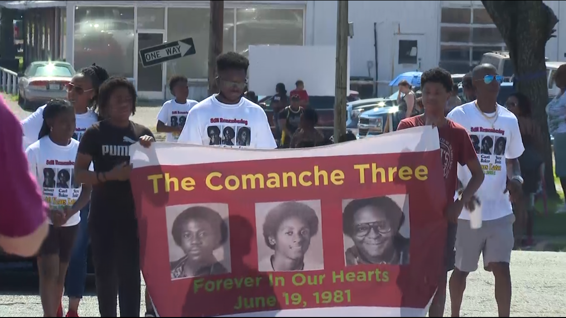 celebration in Mexia remembers the Comanche Three
