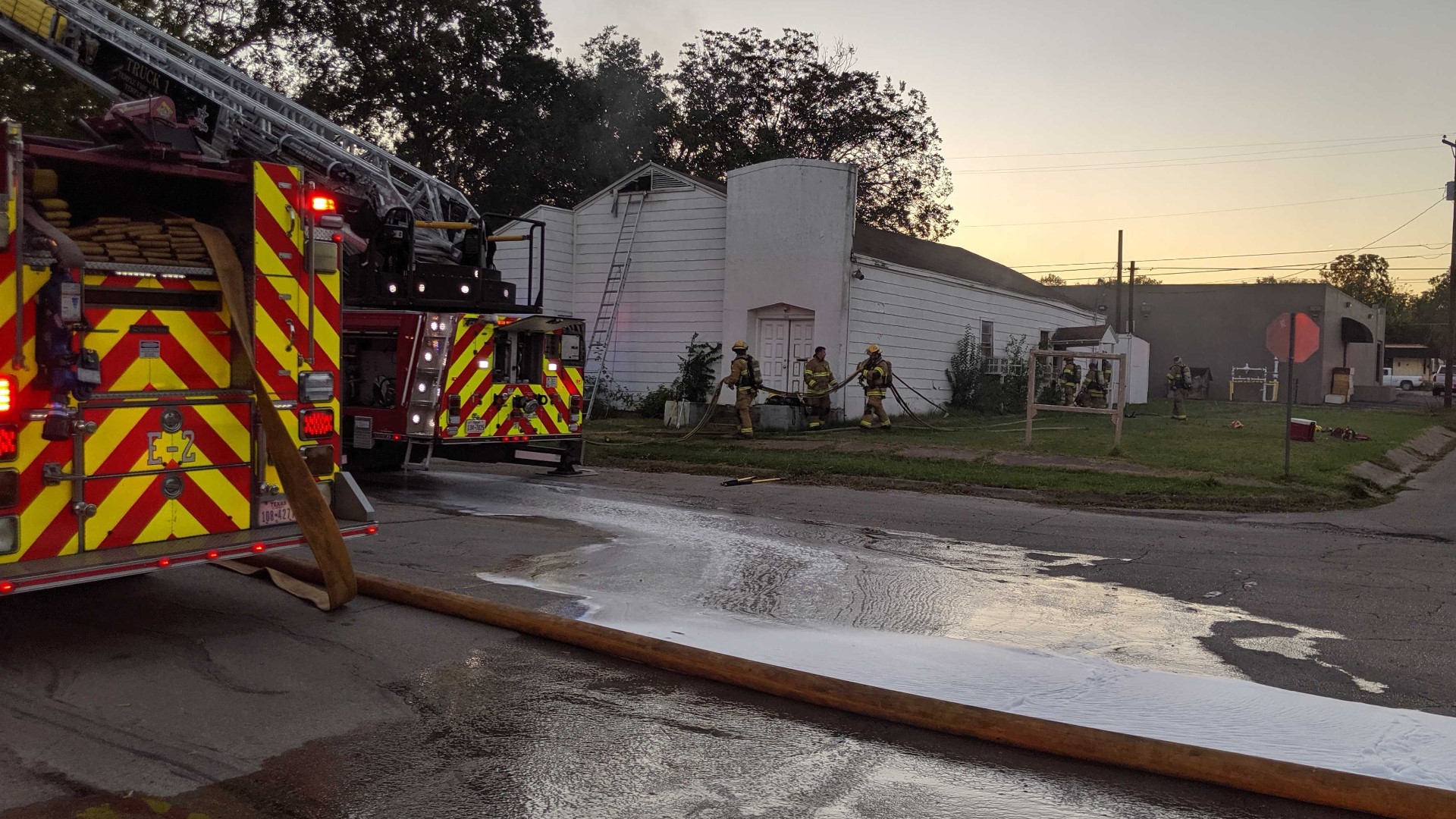 The Temple Fire Department was dispatched to the 1100 block of S. Main St. after a report of a fire in a vacant building.