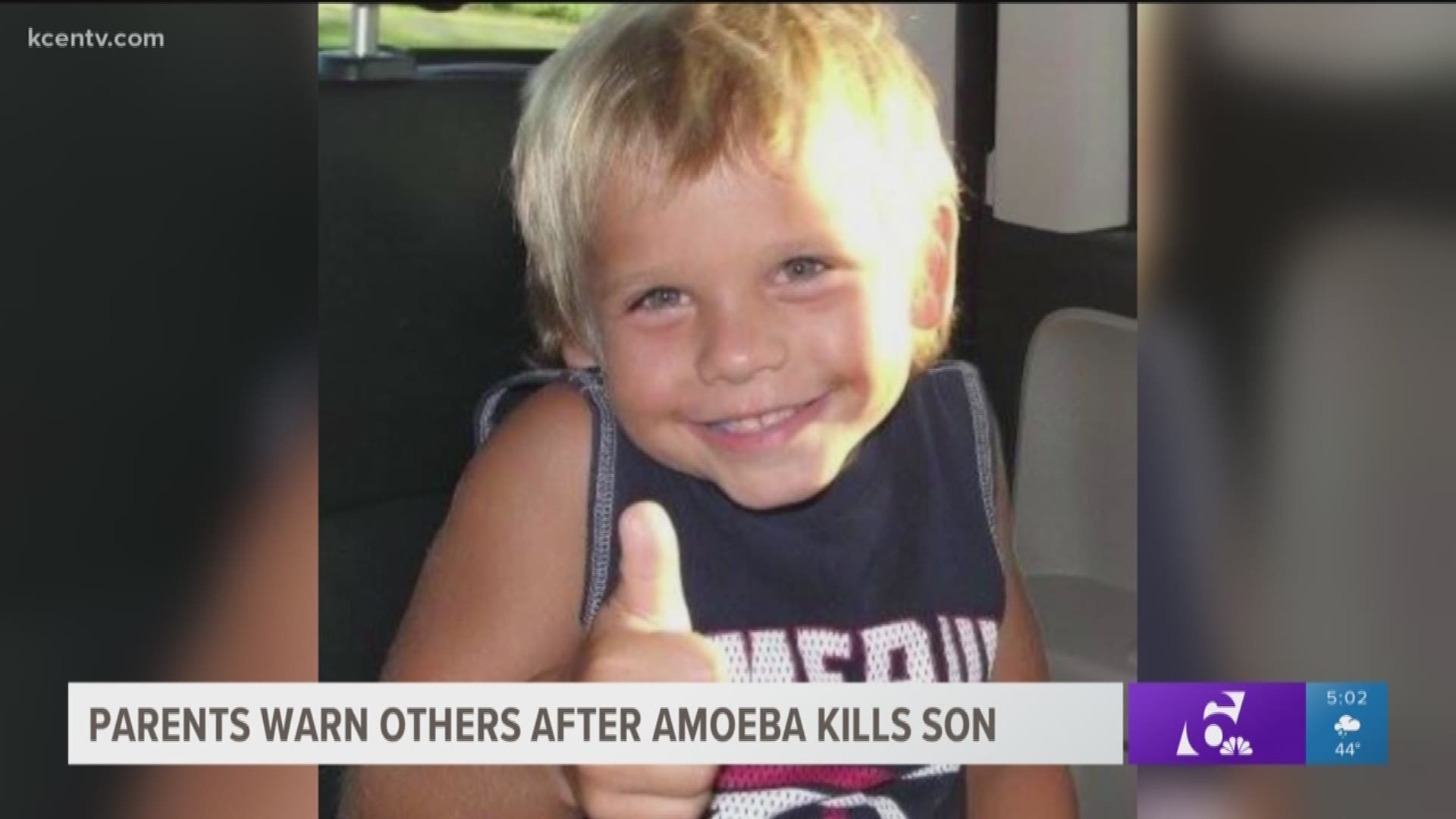 Parents have warning after brain-eating amoeba kills son
