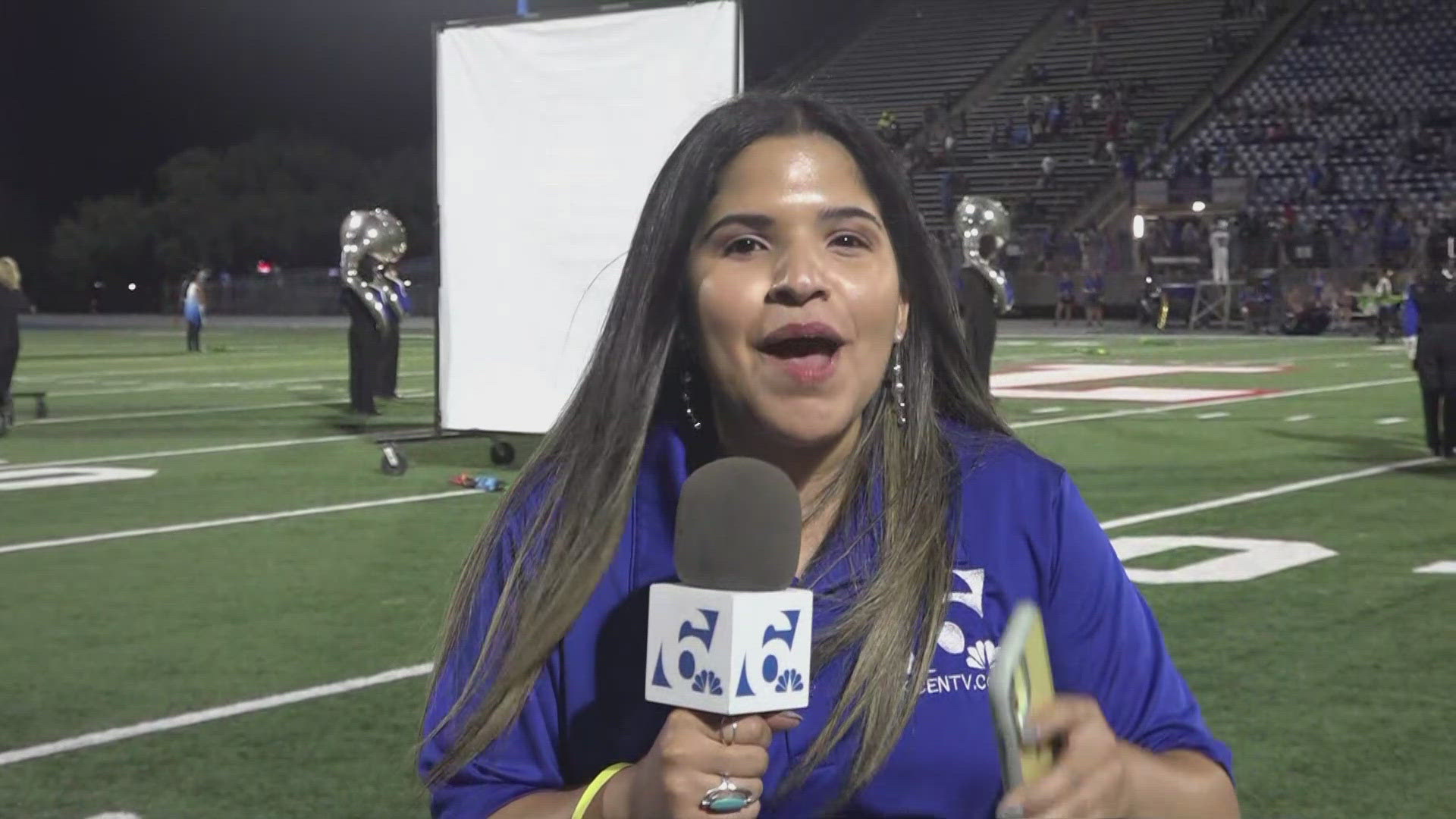 Zoe Del Rosario at Wildcat Stadium to see the face off between Temple and Midway.