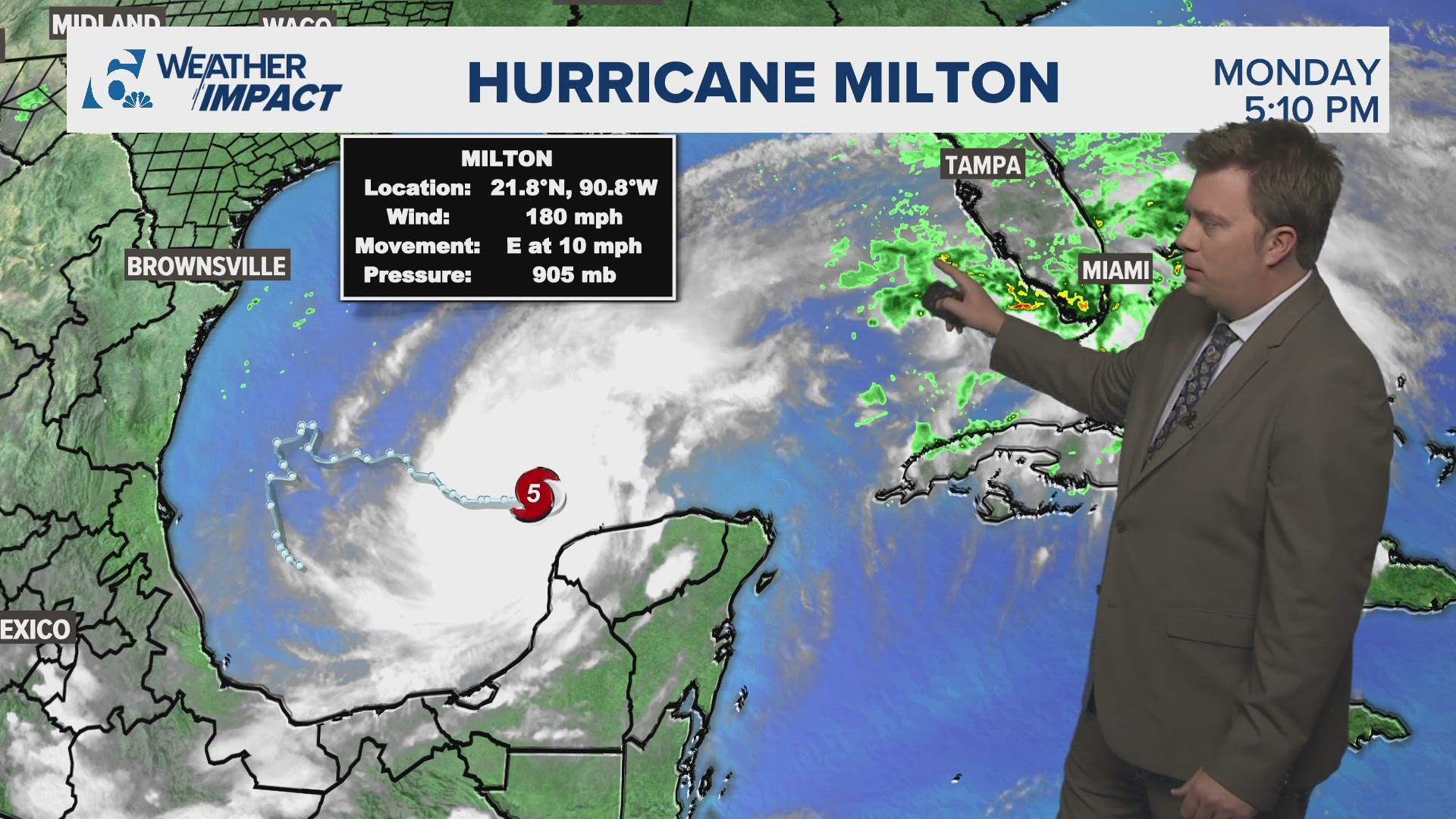 Hurricane Milton update: Now category 5 storm | kcentv.com