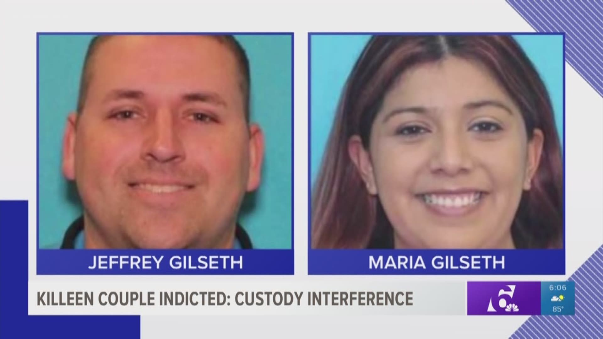 Jeffrey and Maria Gilseth were formally charged for custody interference. The couple is accused of taking their three children during a supervised visit after they lost custody.