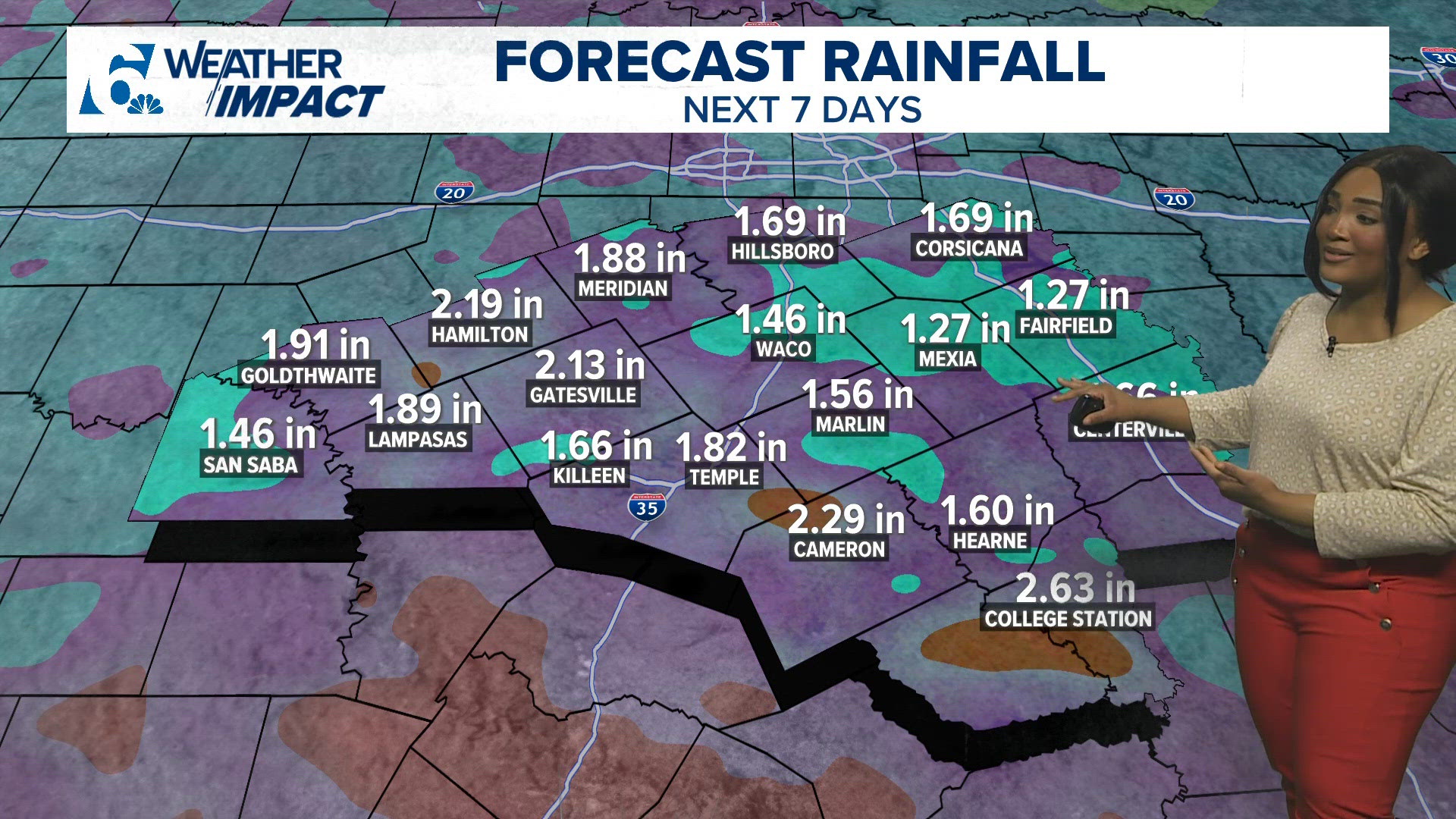 Mostly dry weekend with rain chances looming | Central Texas forecast ...
