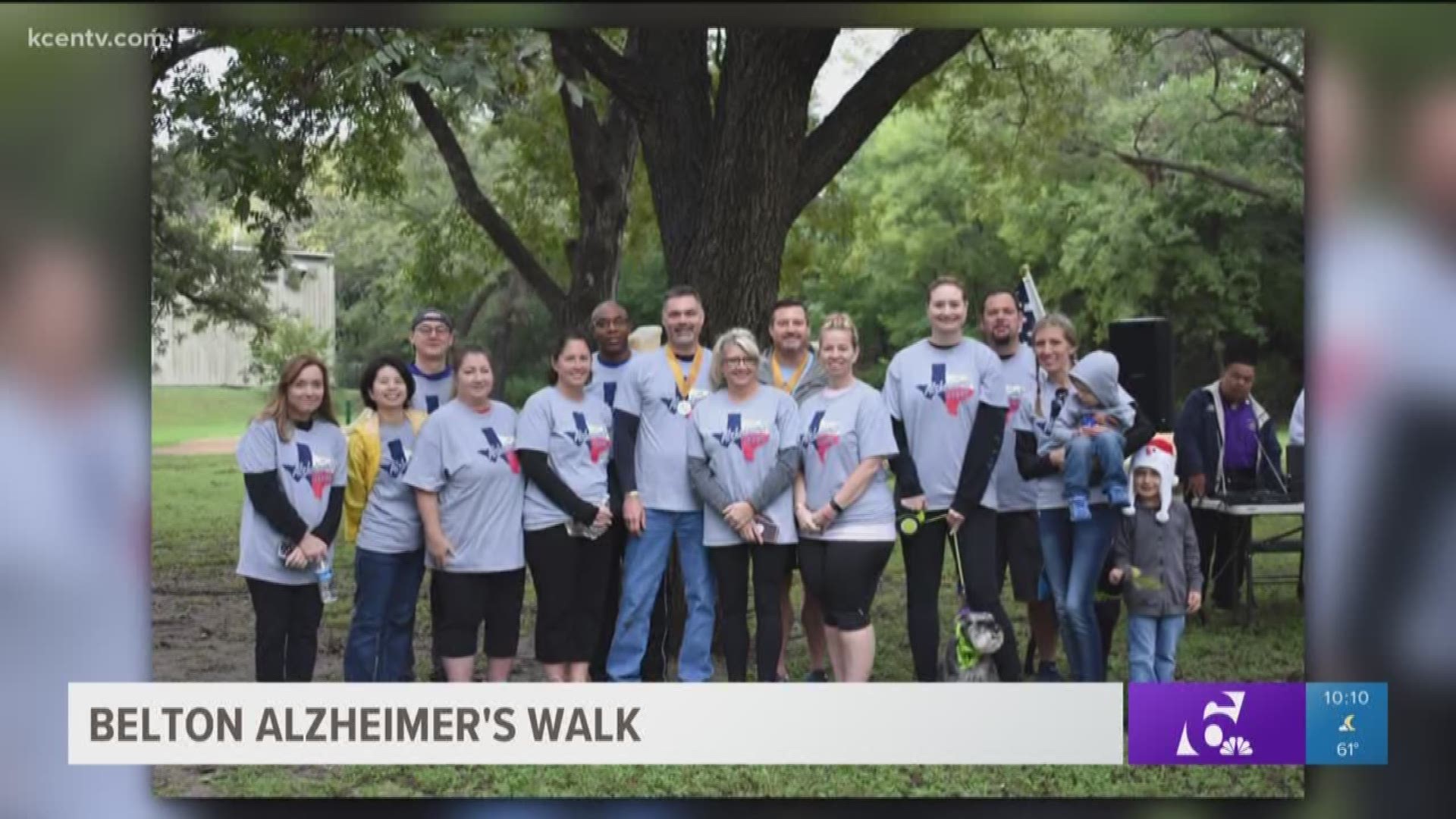 The 18th annual Bell County Alzheimer's walk was held in Belton Saturday.