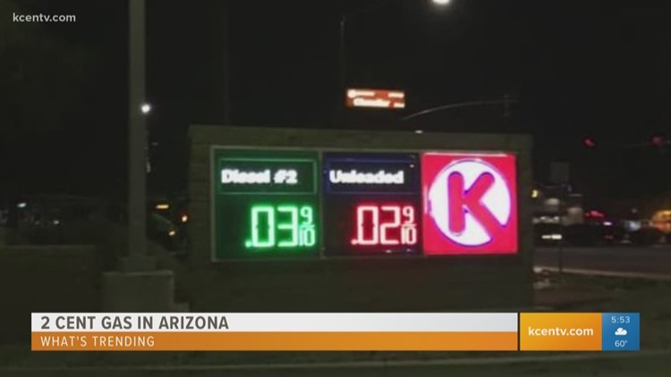 Whats Trending 2 Cent Per Gallon Gas Reported In Arizona Whats Trending 2 Cent Per Gallon Gas Reported In Arizona